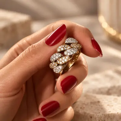 Bague or jaune, or blanc 750 millièmes et diamants