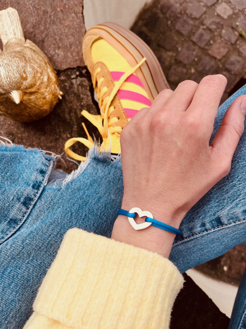 Bracelet coeur ajouré